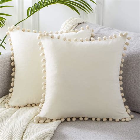 Decorative Pillow Covers Set of 4 – These couch pillow covers are made of premium velvet fabric, very soft and skin-friendly, size: 18x18 inch (45x45 cm), PILLOW INSERTS NOT INCLUDE. Mix and Match Design – By blending two shades, these solid color square pillow covers brings luxurious and vibrant look …